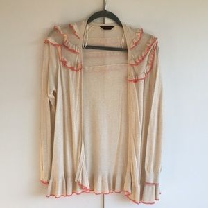 Miss Selfridge (ASOS) Ruffle Cardigan